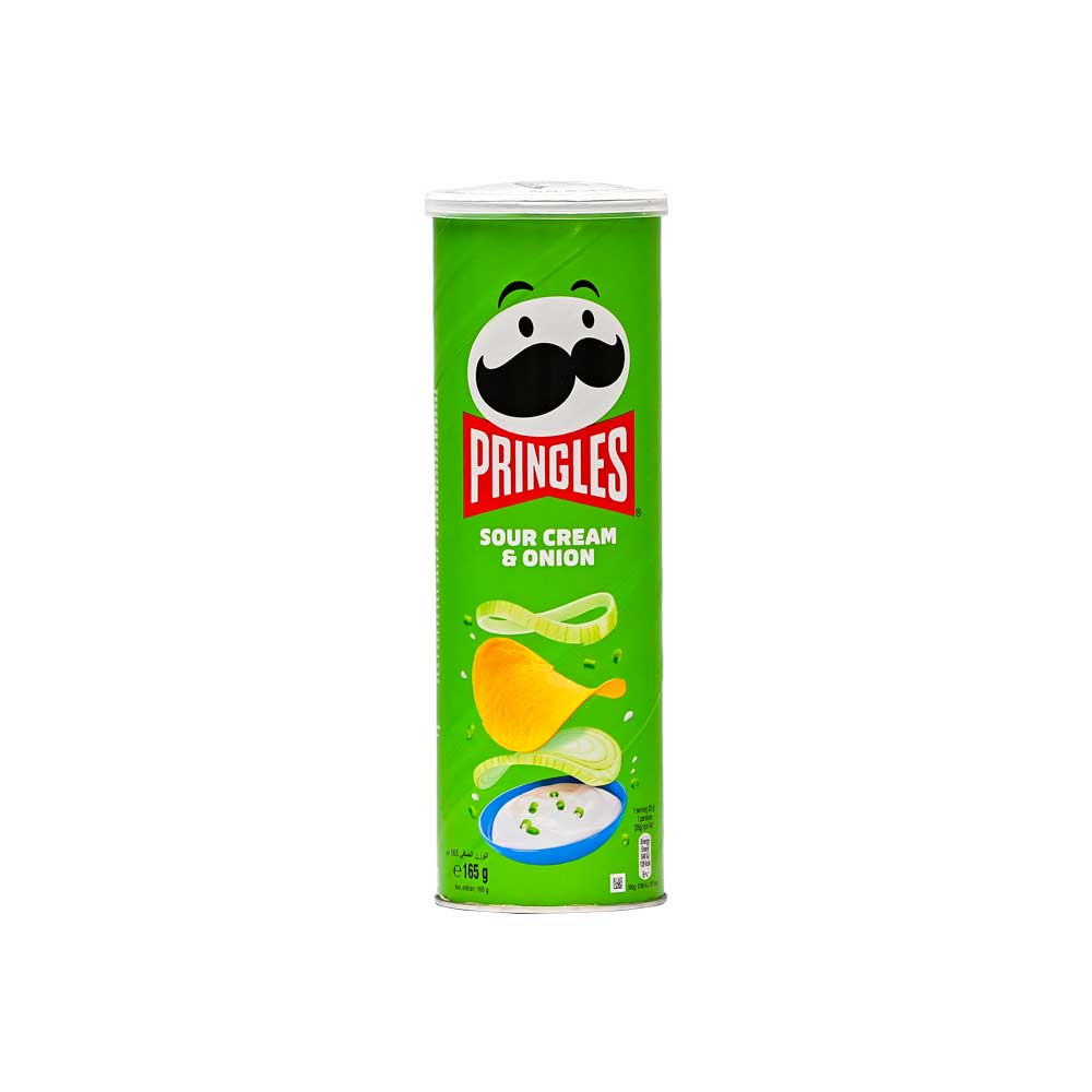 Pringles 19 165g Sour Cream & Onion